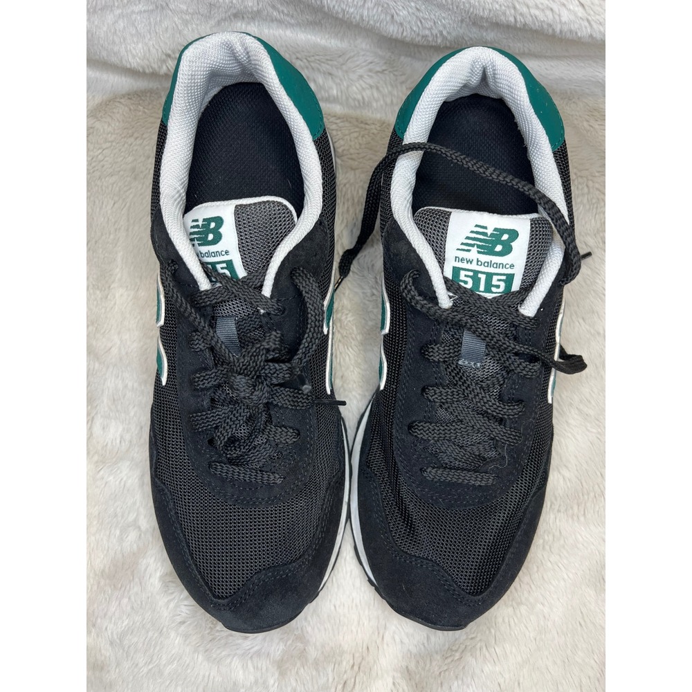 New Balance Mens 515 Sneakers Black Green ML515UGB Size 10 - Picture 7 of 9